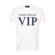Dsquared2 Klassisk T-shirt 101 för män White, Herr