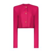 Nina Ricci Stunning Wool Jacket in Fuchsia Pink, Dam