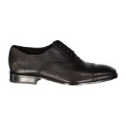 Salvatore Ferragamo Brun Loafer Skor med Perforerad Detalj Brown, Herr