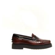 Tod's Brun Läder Moccasins Damskor Brown, Dam