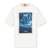 Diesel T-shirt `T-Boxt-Q16` White, Herr