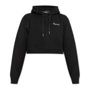 Dsquared2 Hoodie med logotyp Black, Dam