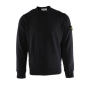 Stone Island Blå Casual Logo Sweatshirt Blue, Herr