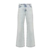 Haikure Koreansk Stil Denim Jeans Blue, Dam