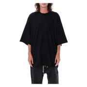 Rick Owens Svart Oversized Crewneck T-Shirt Aw23 Black, Herr