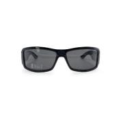 Dior Vintage Pre-owned Plast solglasgon Black, Dam