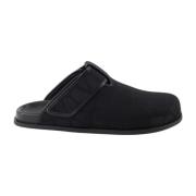 Valentino Garavani Monogram Canvas Slip-On Mules Black, Herr