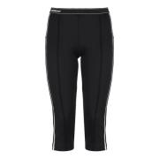 Casablanca Svarta Leggings med Logodetaljer Black, Dam