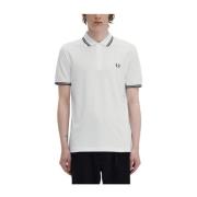 Fred Perry Ikonisk brittisk polotröja White, Herr