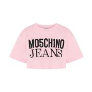Moschino Kortärmad Mode T-Shirt Pink, Dam