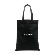 Jil Sander Lyxig Svart Toteväska för Män Black, Herr