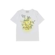 Munthe Vit T-shirt med Tryck White, Dam