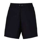 Moncler Bomull Casual Shorts Black, Dam