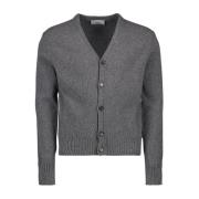 Ami Paris V-ringad Kashmir Cardigan Gray, Herr