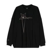 Rick Owens Champions Sweaters Svart Black, Herr