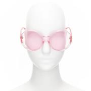 Gucci Vintage Pre-owned Acetat solglasgon Pink, Dam