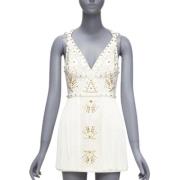 Versace Pre-owned Pre-owned Silke klnningar White, Dam