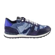 Valentino Garavani Denim Rockrunner Sneakers Multicolor, Herr