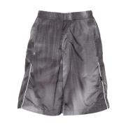 44 Label Group Crinkle Drawstring Shorts - Fa394 Multicolor, Herr