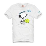 Saint Barth Cool Snoopy T-shirt för män White, Herr