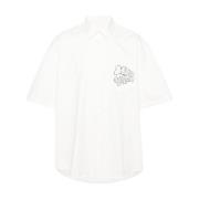 Martine Rose Blommig Overshirt White, Herr