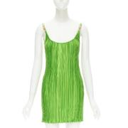 Versace Pre-owned Pre-owned Polyester klnningar Green, Unisex