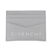 Givenchy Läderkorthållare 4G Print Gray, Herr