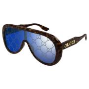 Gucci Stylish Sunglasses in Havana/Blue Brown, Herr