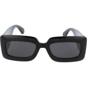 Gucci Ikoniska solglasögon med enhetliga linser Black, Dam