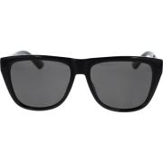Gucci Ikoniska solglasögon med enhetliga linser Black, Unisex