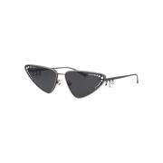 Jimmy Choo Snygga Svarta Solglasögon med Stil 0Jc4001B Gray, Dam