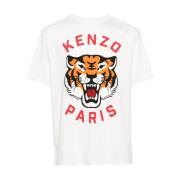 Kenzo Vita T-shirts Polos för män White, Herr