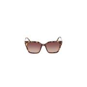 Skechers Stiliga solglasögon för kvinnor Brown, Unisex