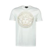 Versace Medusa Rhinestone T-shirt White, Herr