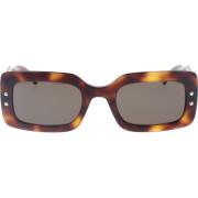 Carolina Herrera Stiliga solglasögon med enhetliga linser Brown, Unise...