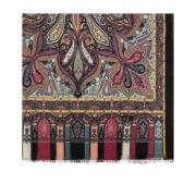 Etro Halsduk med mönster Multicolor, Dam