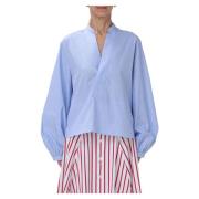 Polo Ralph Lauren Stilfull Blus för Kvinnor Blue, Dam