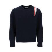 Thom Browne Stilfull Pullover Sweater Blue, Herr