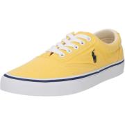 Ralph Lauren Platta skor för kvinnor Yellow, Herr