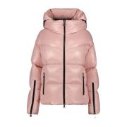 Moncler Huva Pufferjacka Pink, Dam