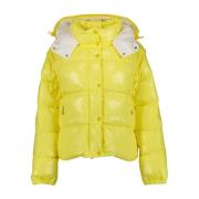 Moncler Montant Hooded Jacket Yellow, Dam