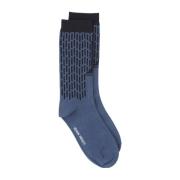 Henrik Vibskov Blå Shaved Socks Femme Blue, Dam