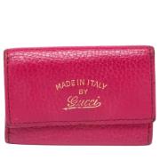 Gucci Vintage Pre-owned Laeder nyckelhllare Pink, Dam