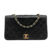 Chanel Vintage Pre-owned Laeder chanel-vskor Black, Dam