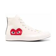 Comme des Garçons Play Vita Heart Ct70 Hi Top Sneakers White, Herr