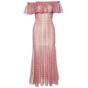 Alexander McQueen Pre-owned Pre-owned Stickat klnningar Pink, Dam