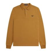 Fred Perry Mörk Karamell/Svart Polo Tröja Brown, Herr