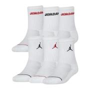 Jordan Mid-Length Performance Basketball Socks White, Unisex