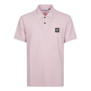 Stone Island Slim Fit Polo Shirt Pink, Herr