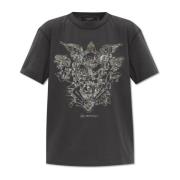 AllSaints T-shirt Convenant Black, Dam